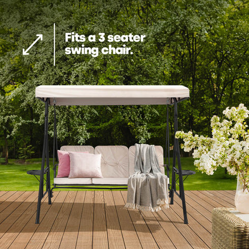3-Seater Garden Swing Cover - Green
